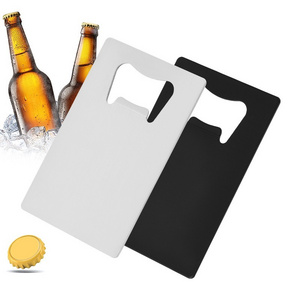 Promotion Gift Business Card Opener Wallet Size Credit Card Stainless Steel Opener Card Shape Beer Bottle Opener