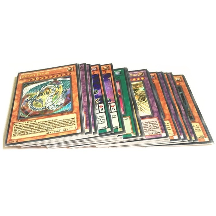 Wholesale 112 pcs/box Japanese Anime Yu-Gi-Oh English Card Full Flash card Kids Gift Game Battle Cards