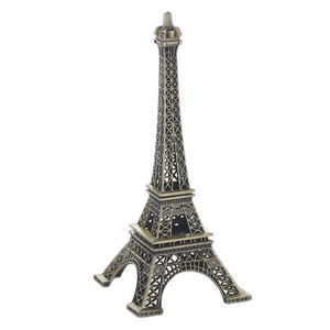 Factory Wholesale Paris Mini Metal 3d Model Eiffel Tower Souvenir Crafts For Home Decoration