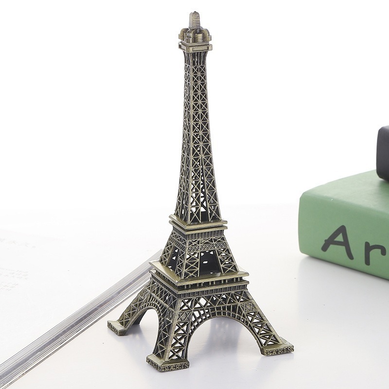 Factory Wholesale Paris Mini Metal 3d Model Eiffel Tower Souvenir Crafts For Home Decoration