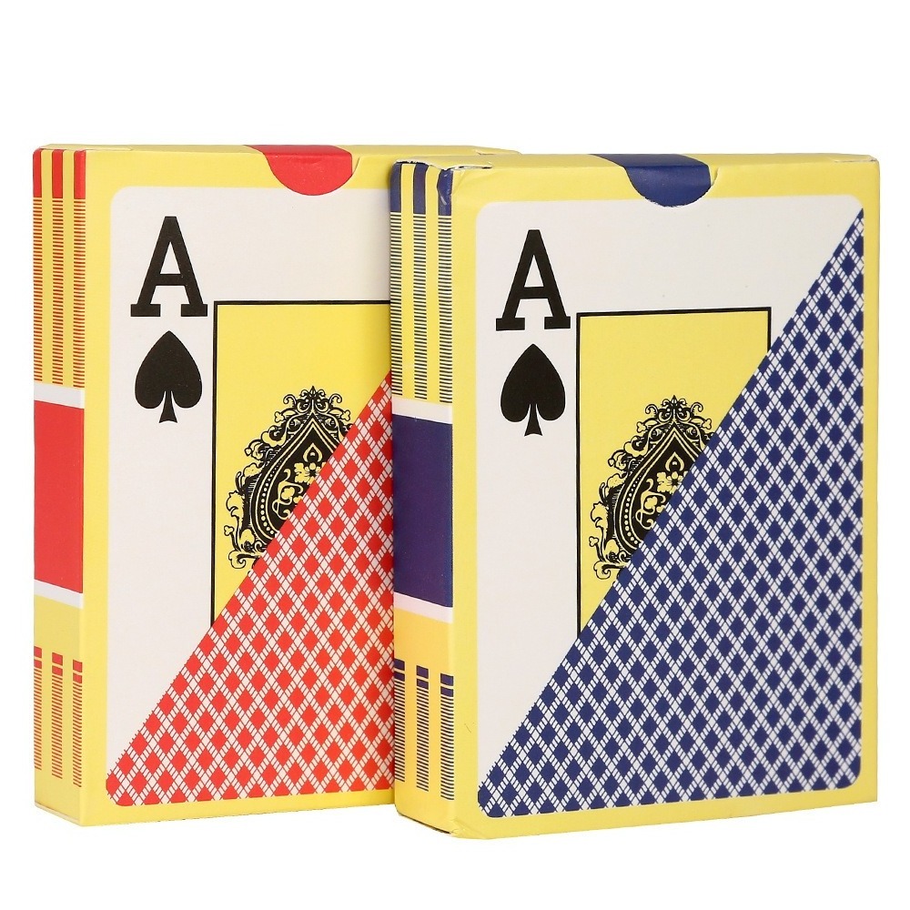 Personalized  Custom Design Your Logo Paper Printed Box Plastic Pvc Waterproof Poker Deck Blank Sublimation Playing Cards