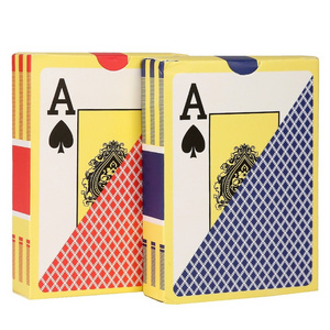 Personalized  Custom Design Your Logo Paper Printed Box Plastic Pvc Waterproof Poker Deck Blank Sublimation Playing Cards