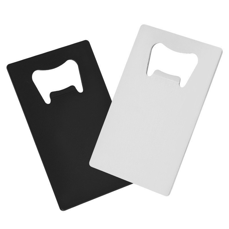 Promotion Gift Business Card Opener Wallet Size Credit Card Stainless Steel Opener Card Shape Beer Bottle Opener