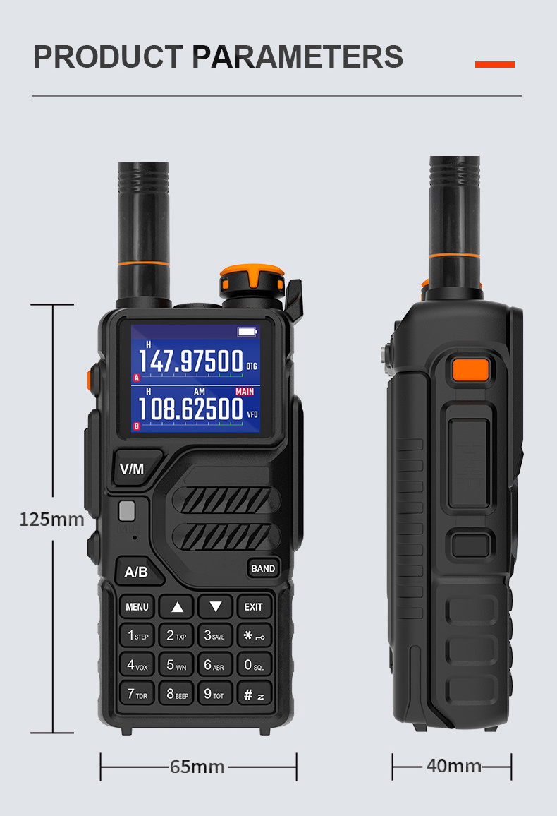 Best Selling Baofeng K5 plus10W Dual-band VHF UHF Radio Original Outdoor Long Distance Walkie Talkie