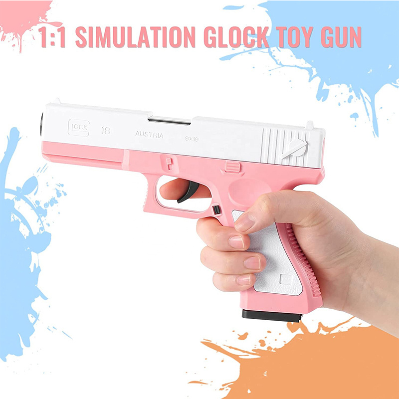 Hot Selling G18 Soft Bullet Toy Gun Soft Bullet Pistol With Ejection Pistol Toys Foam Blaster For Kids