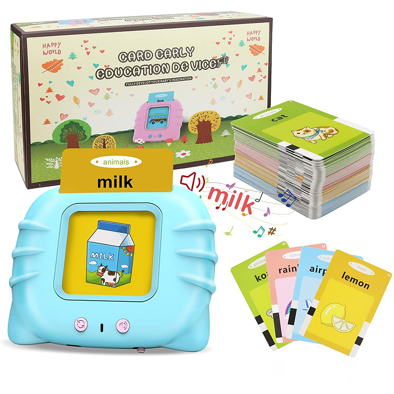 Kids Early Learning Cognitive Cards Alphabet Abc English Arabic French Spanish Flash Cards Talking Flash Cards Learning Toys