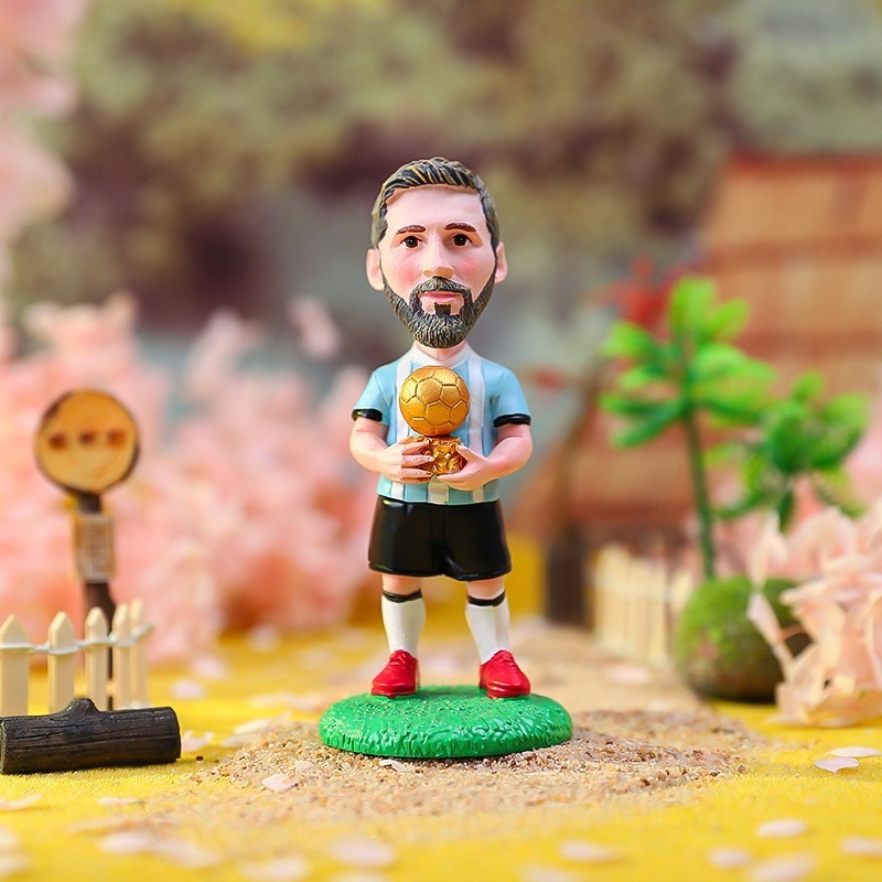 New cartoon world soccer Blind box Football star action figure for boy's birthday gift