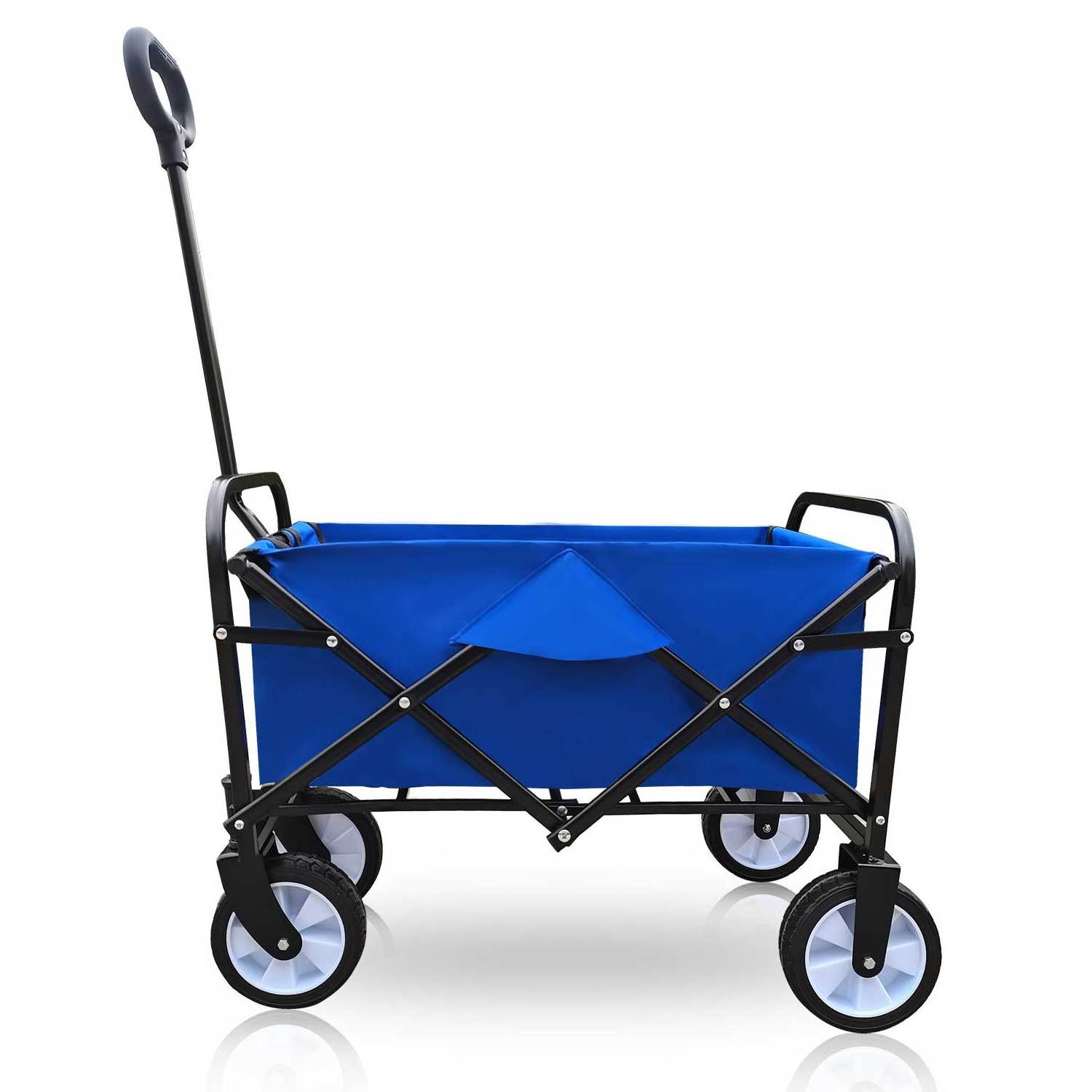 bollerwagen garden trolley folding wagon Heavy Duty Foldable Camping trolley Utility Wagon Foldable Trolley 4 Wheel