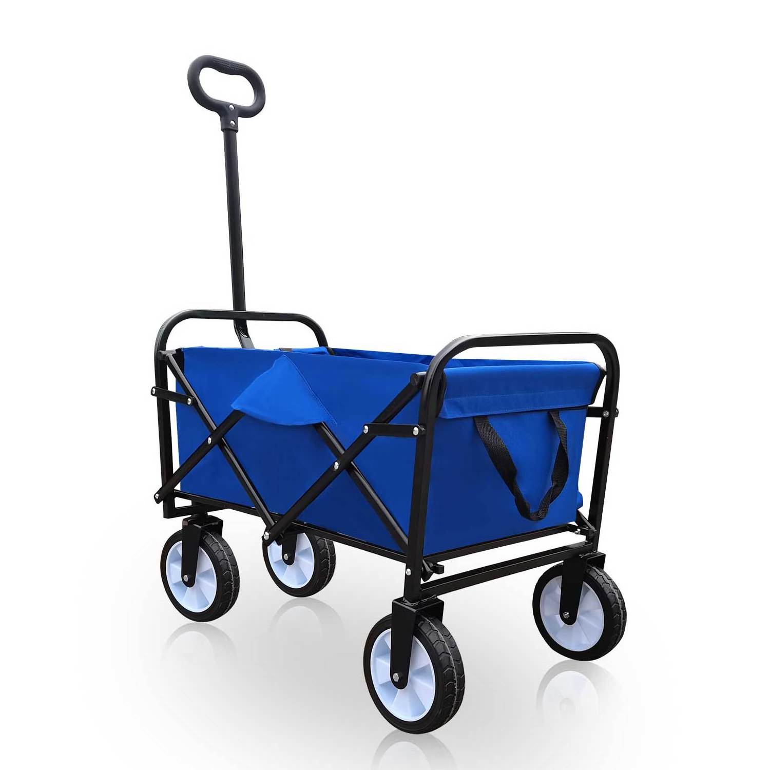 bollerwagen garden trolley folding wagon Heavy Duty Foldable Camping trolley Utility Wagon Foldable Trolley 4 Wheel