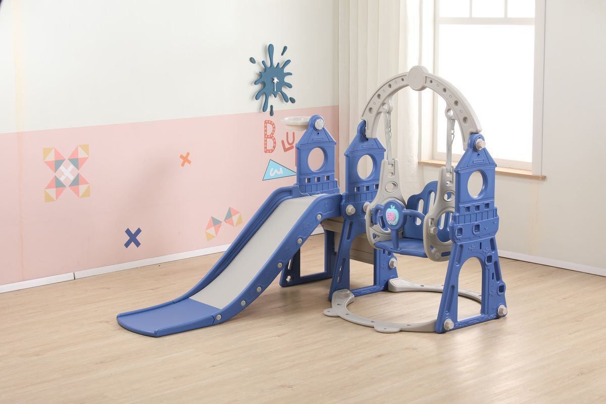 Indoor Toddler Playground Equipment Baby Home Amusement Park slides And Swing Set