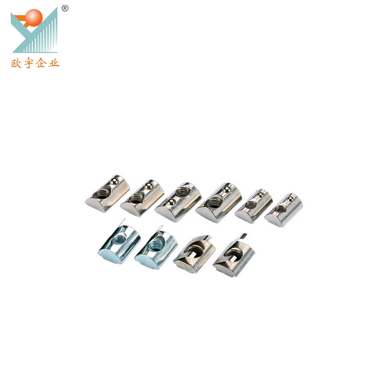 European Standard Slider Nut Square Nut Block High-strength Groove Connection Nut