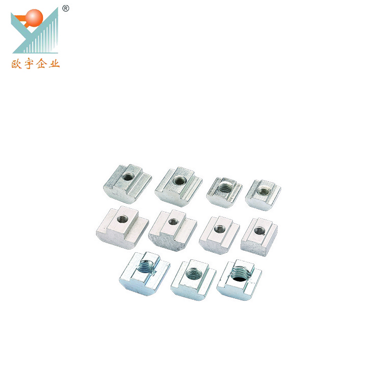 European Standard Slider Nut Square Nut Block High-strength Groove Connection Nut