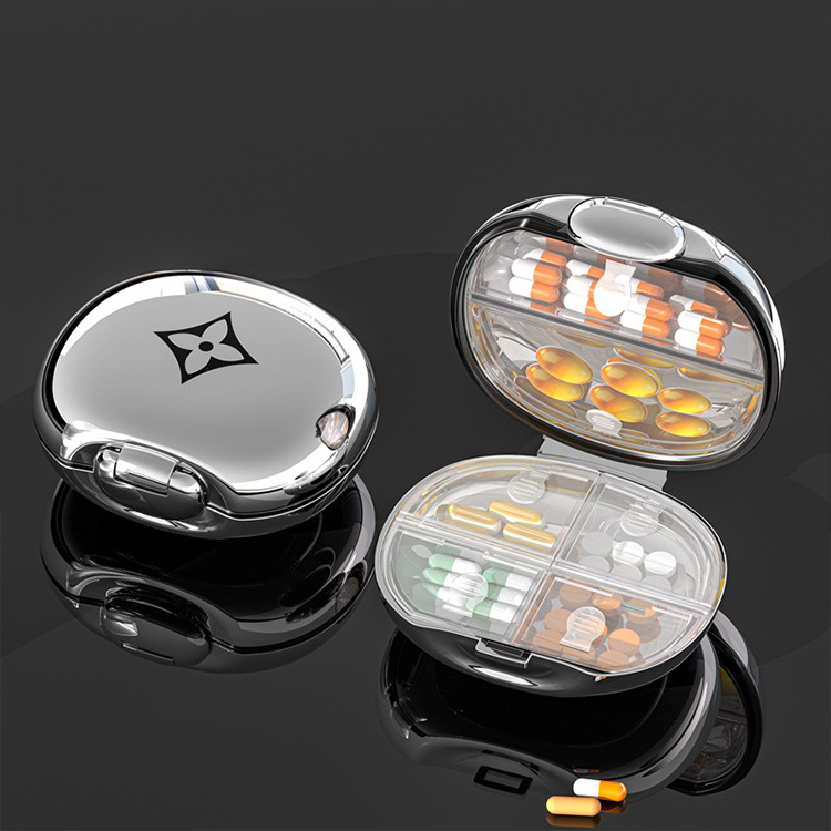 Plastic Mini Pill Box Portable Travel Pill Box  Moisture Resistant organizer