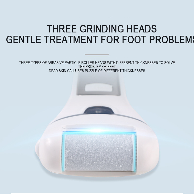 Hot Selling Electric Callus Remover For Feet Waterproof Led Light Electric Foot Grinder Dead Skin Callus Remover