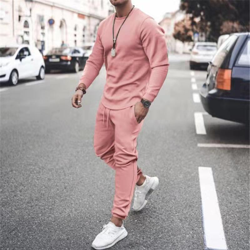 Custom logo blank sweat suit track men plain tracksuit Training Fitness Sports Trousers Two 2 Piece Set Men Tracksuit for Winter