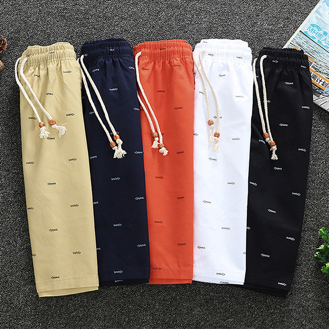 100% Cotton short plus size mens shorts pants summer casual beach odm oem blank shorts de hombre custom logo shorts men for men