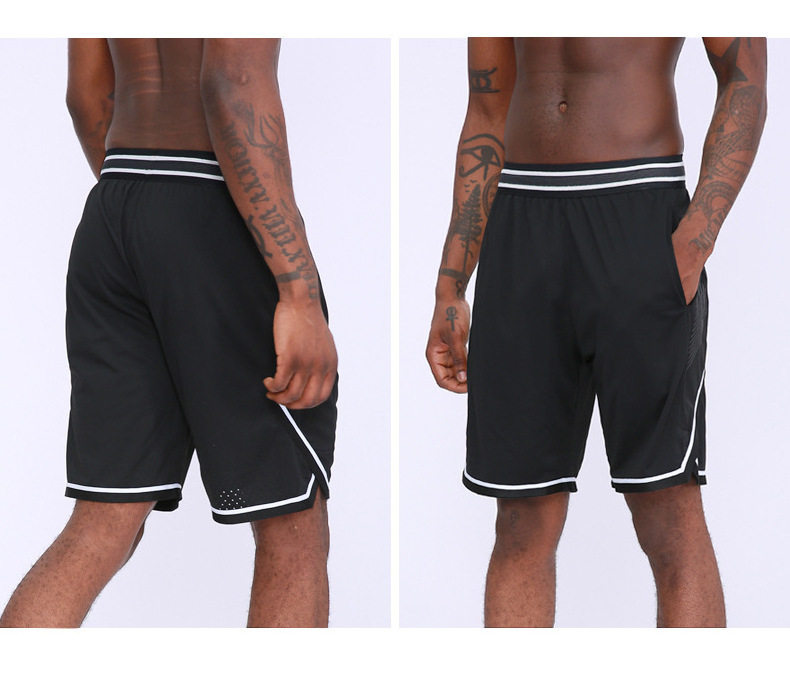 men's baseball shorts quick dry solid workout gym shorts custom men sports wear pants