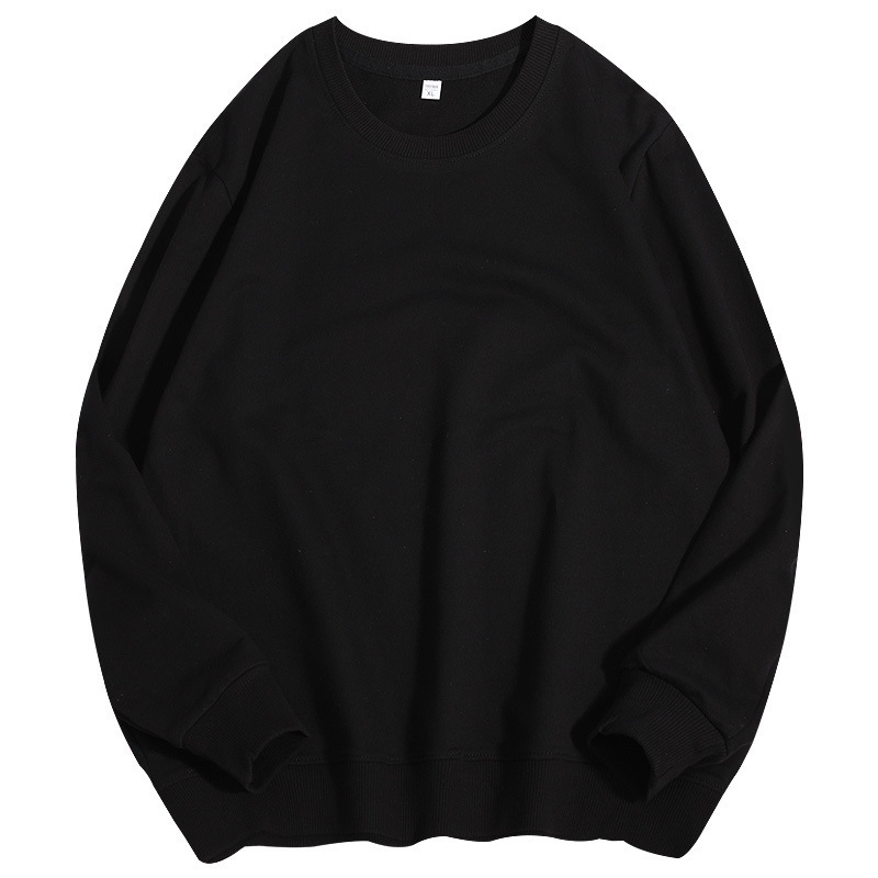 Wholesale  crewneck french terry 100% cotton blank sweatshirt custom logo hoodies OEM ODM pullover sweater