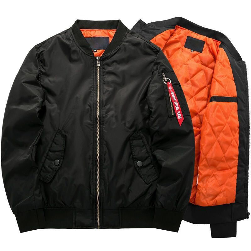 S-6XL  Plus Size Overcoat men jackets winter varstiy quilted jacket wholesale Casual Bomber versity Jacket