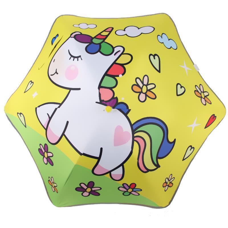 umbrella supplier customized umbrella picnic cute Reflect light Straight Multi Colors Kids Umbrella For Sale design guarda chuva