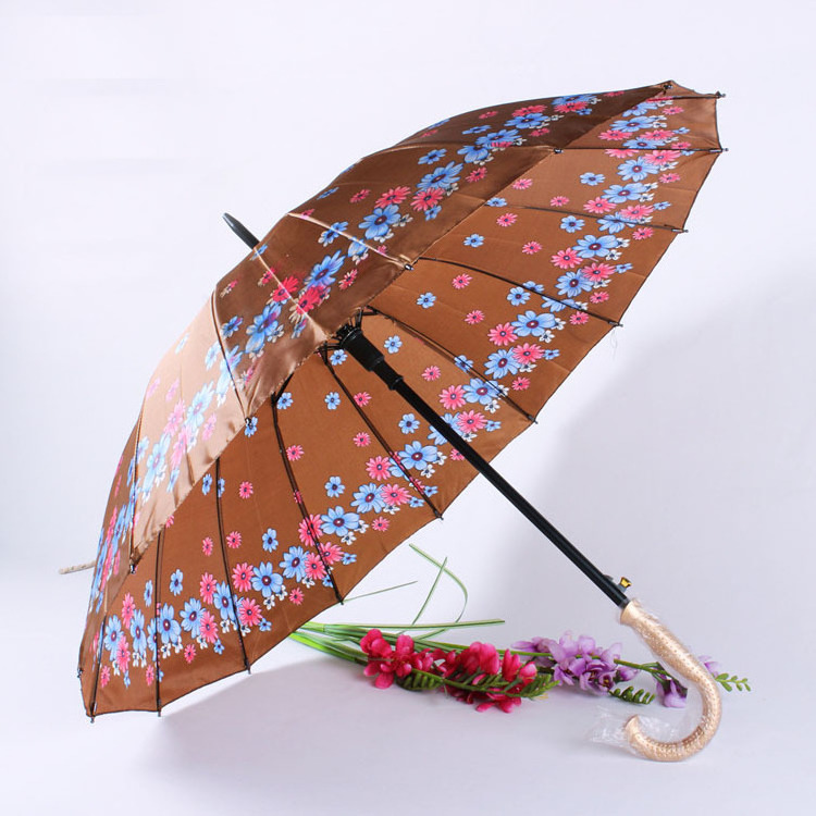 supplier sombrillas New Design special Rainbow Outdoor Garden Umbrella Colourful  Indian umbrellas cheap stick girl's umbrella