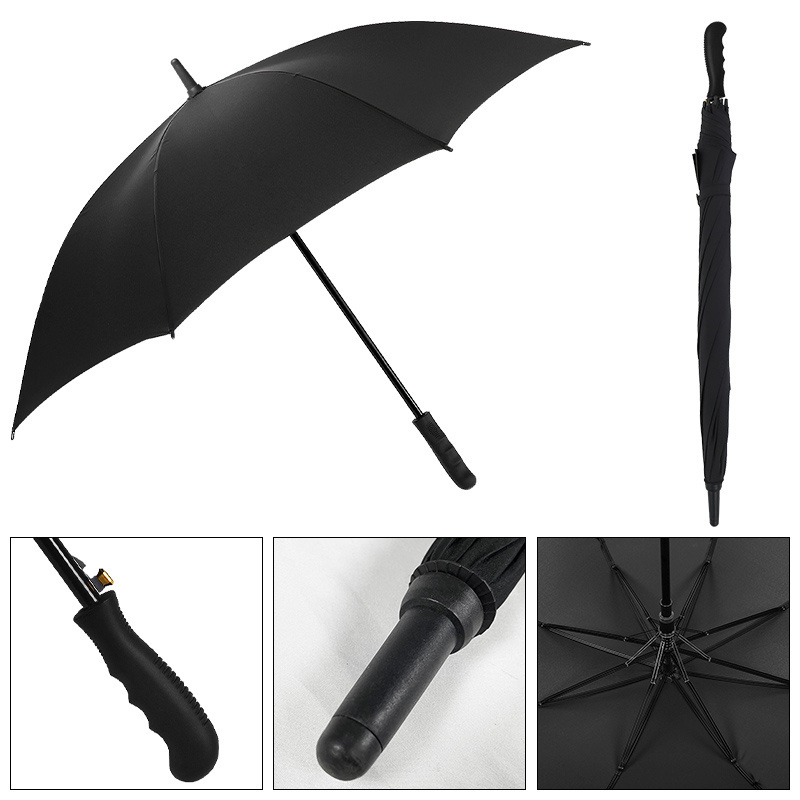 umbrella manufacturer  Luxury  Logo Head Handle branded custom golf umbrella  For Gift Set with logo guarda chuva for sale