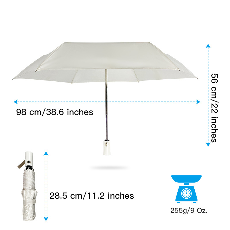 promotional sombrillas fashion wedding ceremony Windproof White Mini sun outdoor umbrellas for the rain for sale