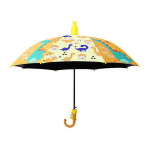 umbrella Manufacturer for school children one piece umbrella Cartoon Children's Umbrella Girl with Anti-drip Plastic cover