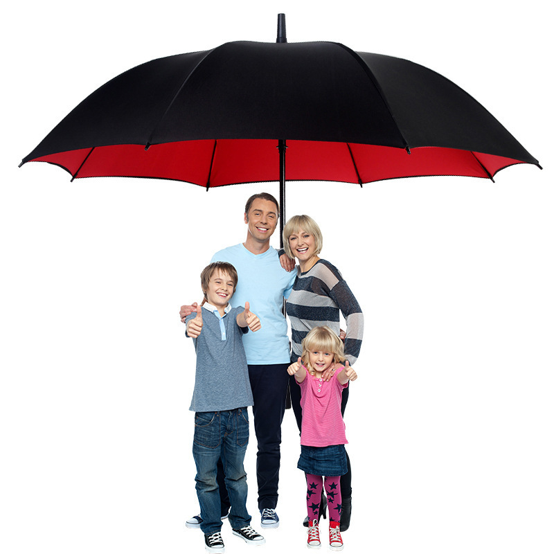 Double Layer Extra big sombrillas Windproof umbrellas for the rain Waterproof custom umbrella with logo printing golf umbrella