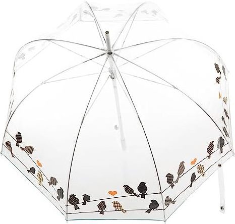 guarda chuva promotional Clear Rain Windproof Travel and Outdoor Colorful Design Options Events transparent umbrella for sale