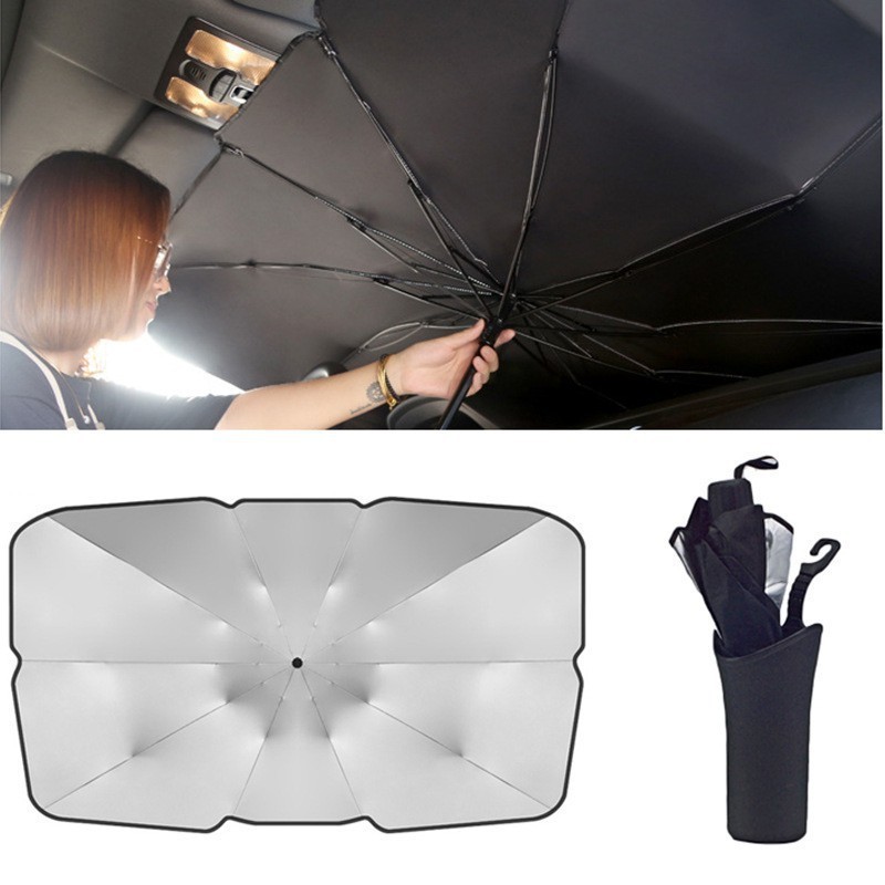 Windshield Sun Shade Umbrella UV Ray Reflector Trucks SUV Keeps Vehicle Cool Heat for Auto car umbrella sun shade