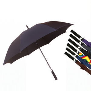 Wholesale Promotion Custom Rain Windproof Sun automatic quality umbrella With Logo  straight golf umbrella Parapluie for hotel