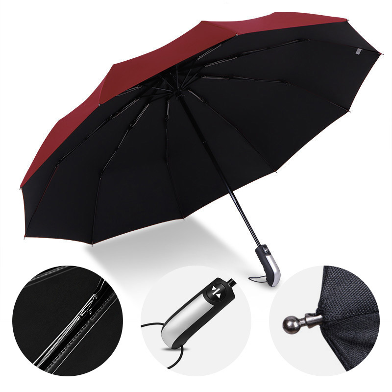 UV Umbrella Protection Sun Compact Windproof outdoor Folding Umbrella for Rain and Sun Automatic Open Close for Women and Men