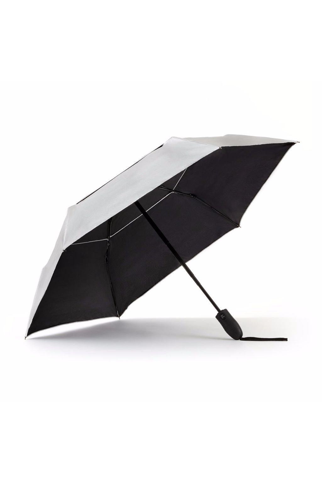 umbrella with logo UV Travel Sun Umbrella Lightweight UPF 50 Auto Open Close Compact Silver Vent Wind Resistant Travel Friendly