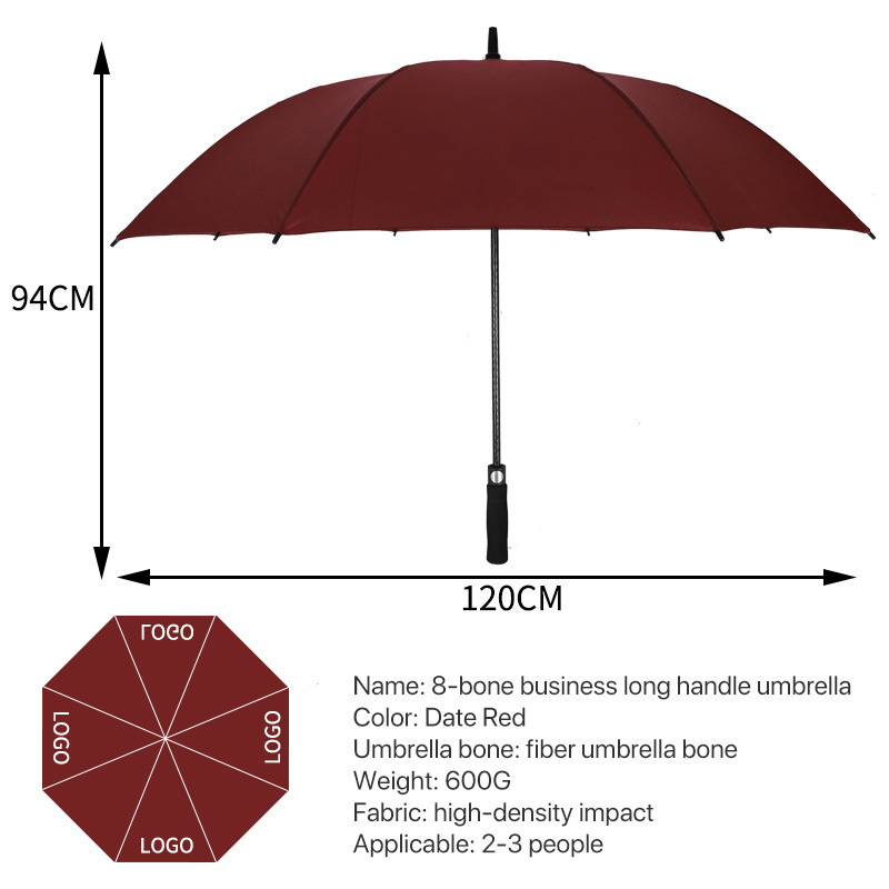 sombrillas black coating Large parasol anti uv custom Folding luxury Windproof outdoor Golf parapluie With Logo Prints for rain