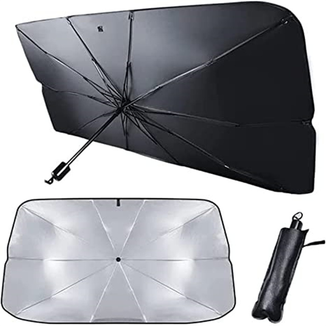 high quality automatic uv windshield  front window  foldable roof car umbrella sun shade with logo for all car