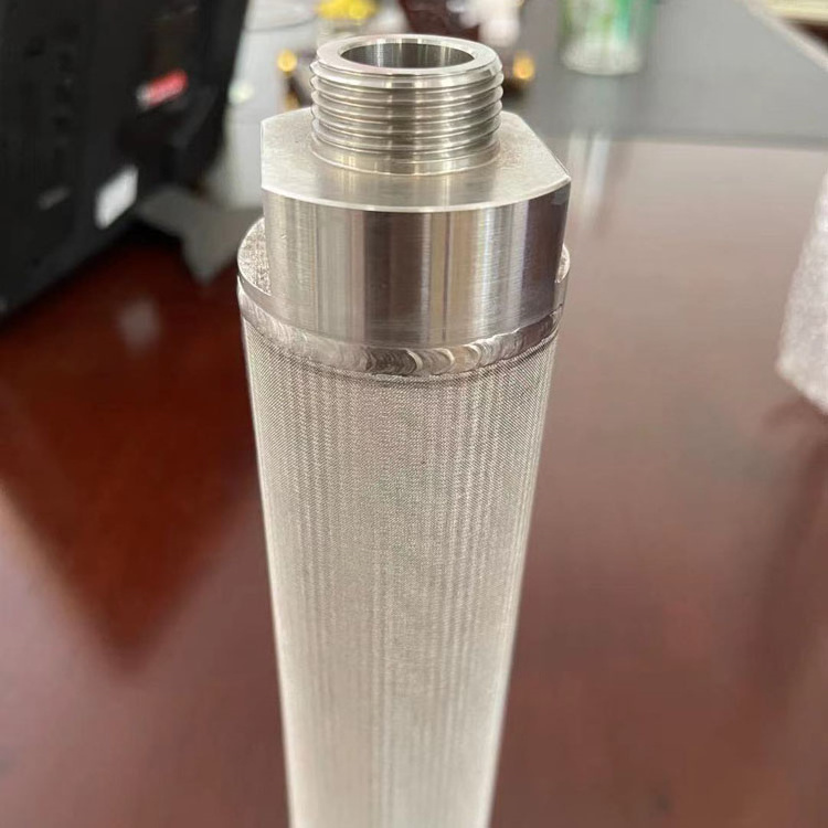 Wholesale direct sale stainless steel sintered mesh 30 micron liquid filter cartridge