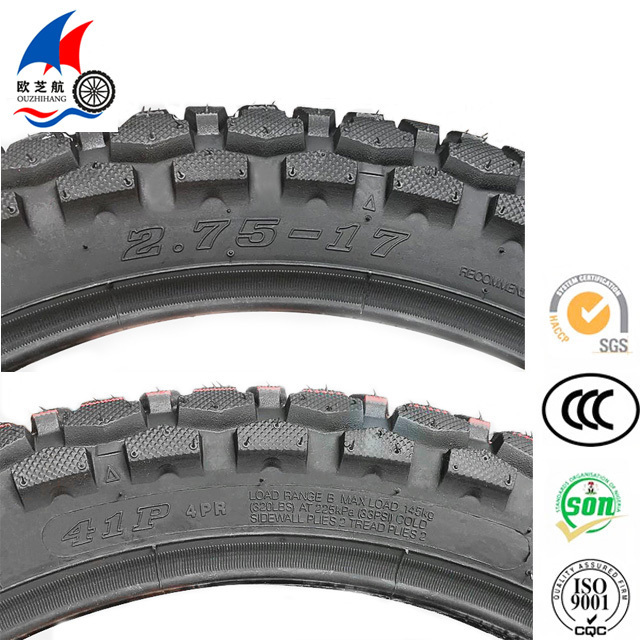 tyre 2.75-17 3.00-17 Motorcycle Tire factory supply Wholesale China Motorcycle Off Road Tires