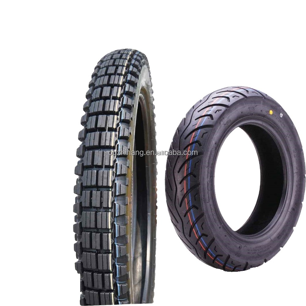 Popular Pattern Motorcycle Tyre Black OEM Brand for motorcycle tire 80/100-18  100/90-17 tyre for motorbikes