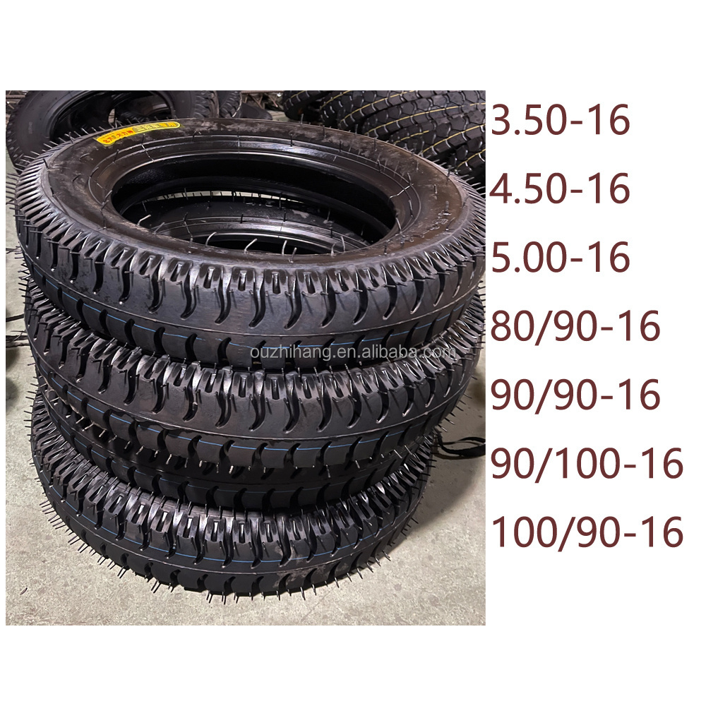 Popular Pattern Motorcycle Tyre Black OEM Brand for motorcycle tire 80/100-18  100/90-17 tyre for motorbikes