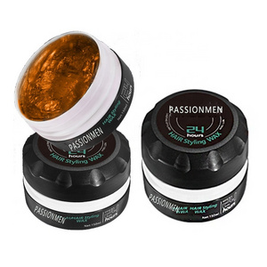 Customize new arrival bottle water based strong hold hair pomades & fiber waxes for men