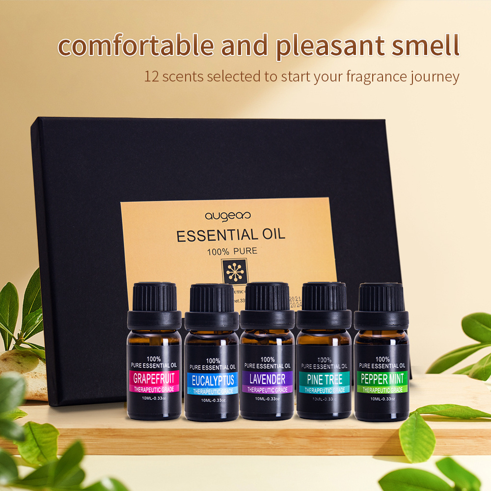 Low MOQ Gift Set Candles Aromatherapy 100% Pure Organic Wholesale Natural Essential Oil for Diffuser