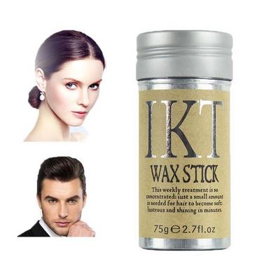 free sample 75g hair wax anti frizz strong hold non greasy styling edge control custom logo hair wax stick for hair