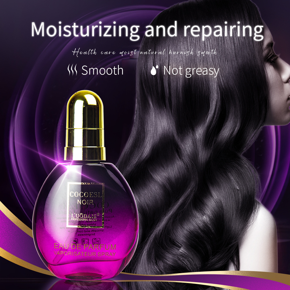 Custom Service Private Label Professional Hair Oil Smooth Serum Luodais Organic Perfume Bottles Best Hair Oil