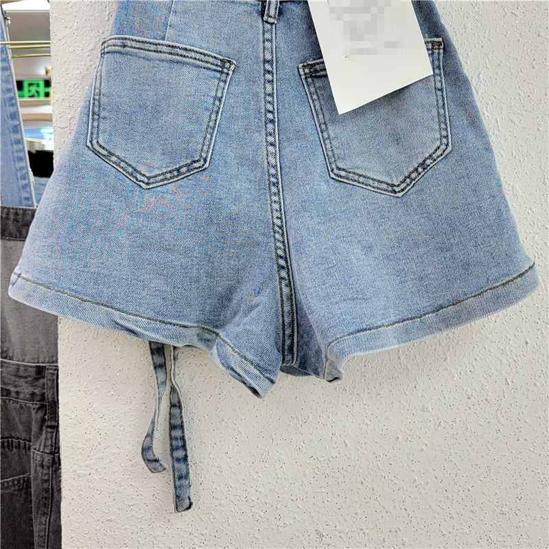 sexy girls mini skirt women sexy multi pocket cargo utility zipper mini skirt jeans denim shorts for women denim skort