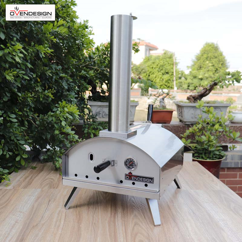 Countertop Pellet Fired Pizza Oven Built-in Pizza Oven Firewood For Roast With Outdoor Pizza Oven Cover