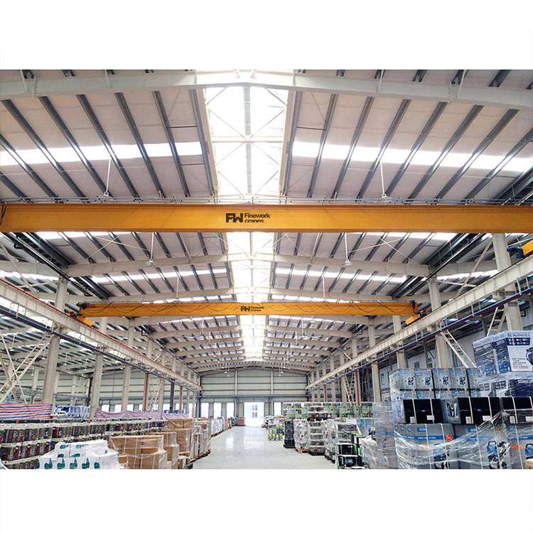 Cargo lifting crane 2.5ton 3.2 ton 6 ton traveling bridge overhead cranes