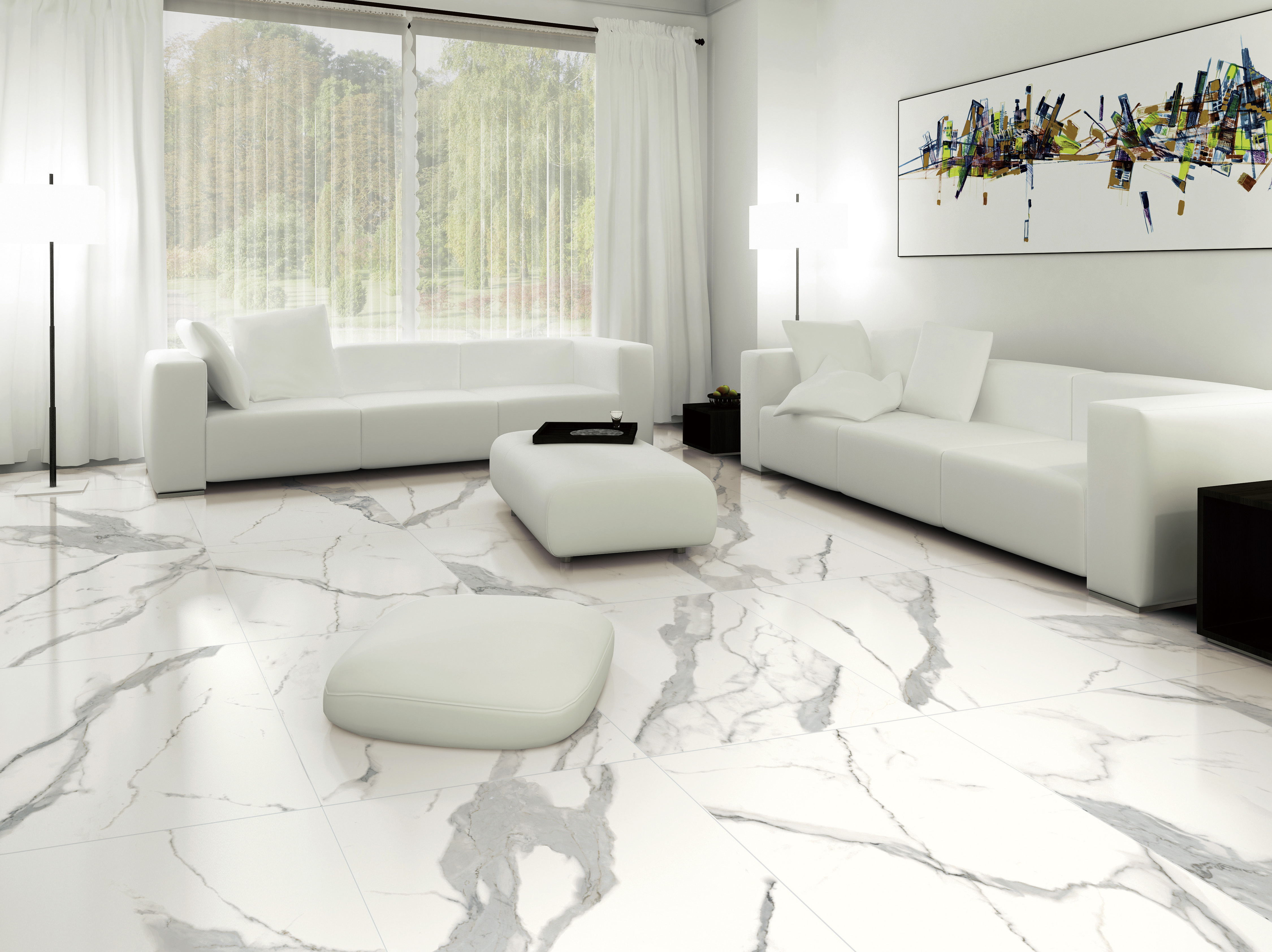 Spanish Porcelain Manufacturers White Floor Tile