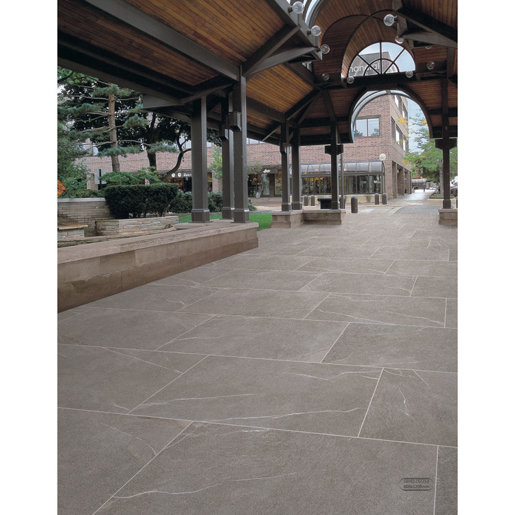 Antislip outdoor tiles for driveway