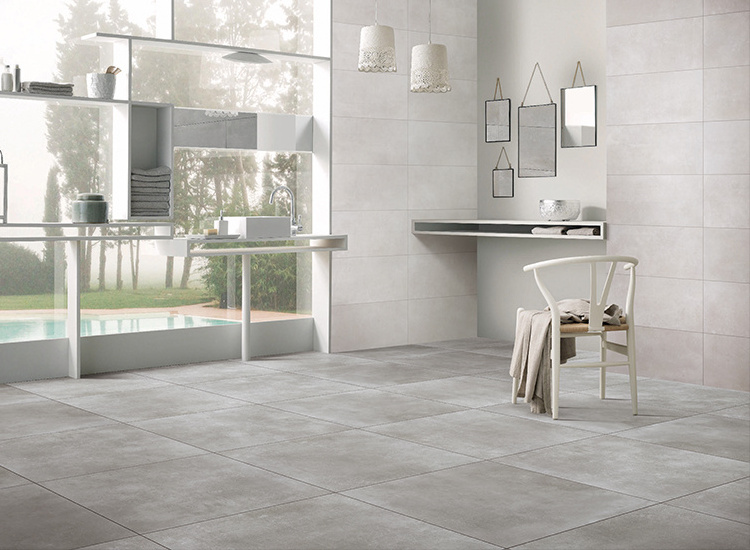 Trust Ceramics Floor tiles prices in Ghana Glazed Matte Concrete Porcelain Floor tile